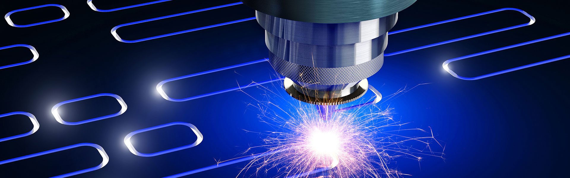 Bild eines herangezoomten Lasers