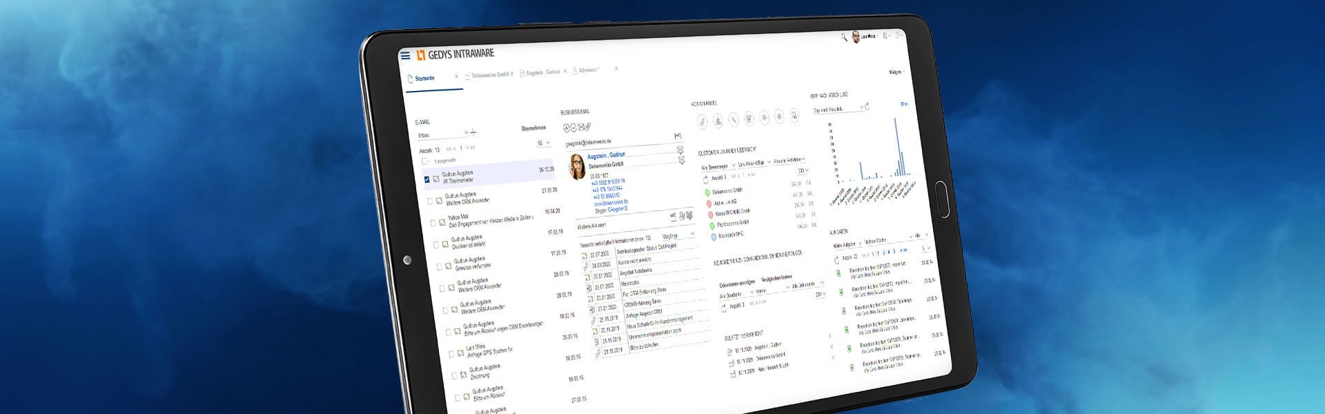Ihr bester CRM-Partner mit 35 Jahren Praxis: Gedys Intraware
