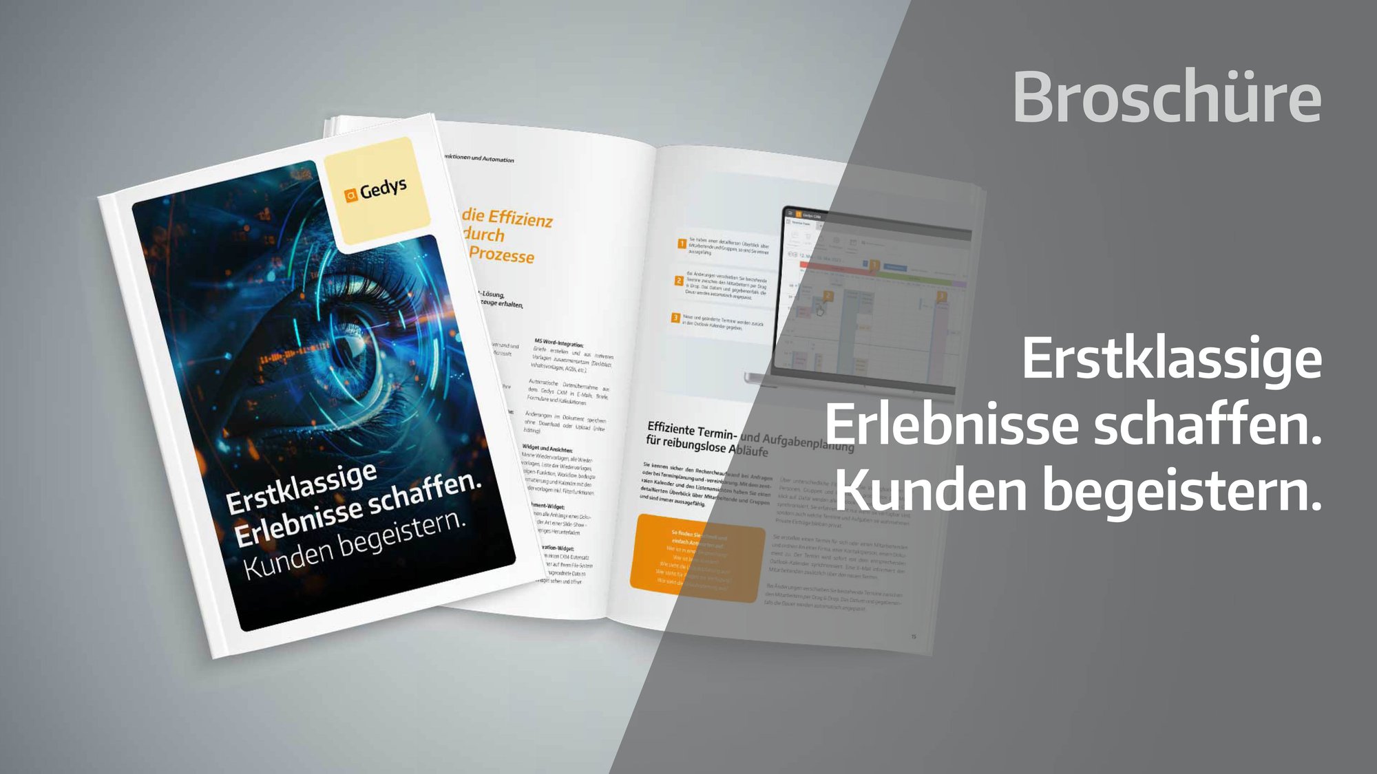 Broschüre Gedys CXM/CRM
