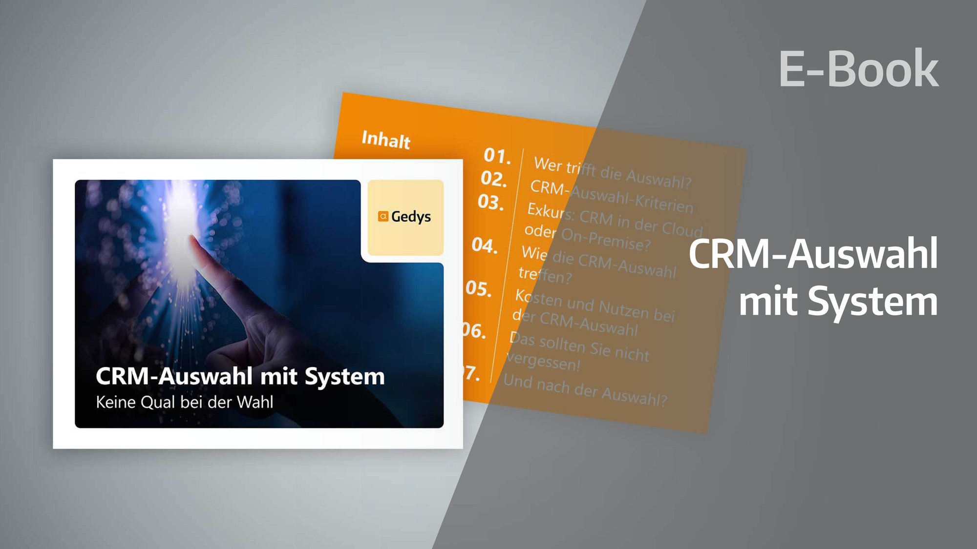 CRM-Auswahl mit System