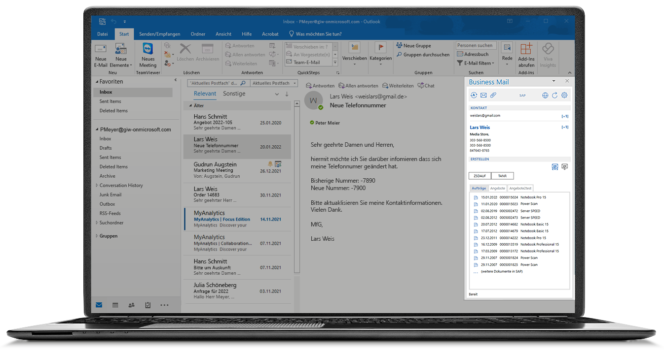 BusinessMail4SAP_on-Laptop-with-Overlay-GEDYS-IntraWare