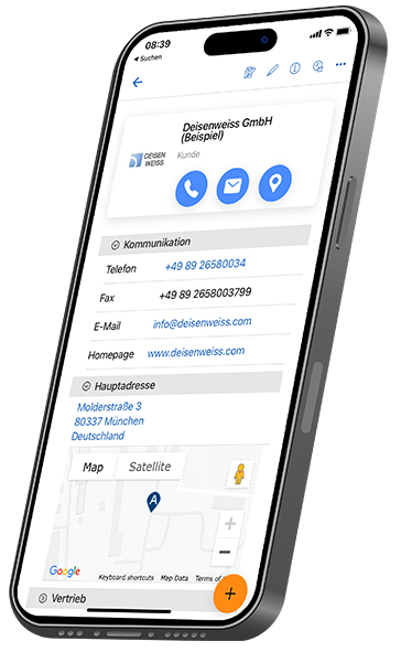 CRM-App_visit_planning_iPhone_GEDYS-IntraWare_EN