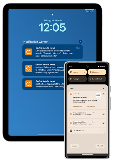 Mobile-CRM-App_News-on-iPad-and-Google-Pixel-Phone