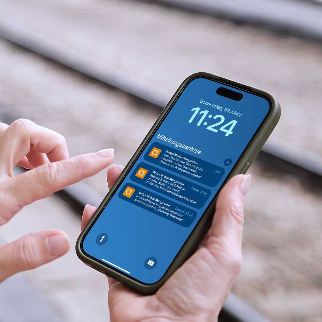 Gedys Mobile: Perfekter Service von unterwegs mit der CRM-App