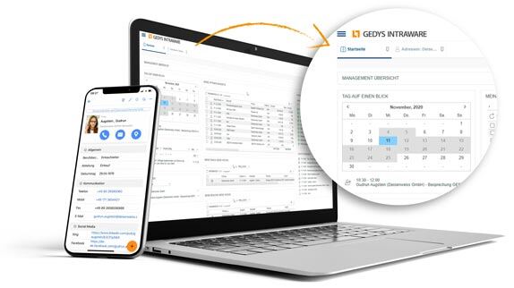 CRM-Software-Release-8-11_new_UI-Design_GEDYS-IntraWare