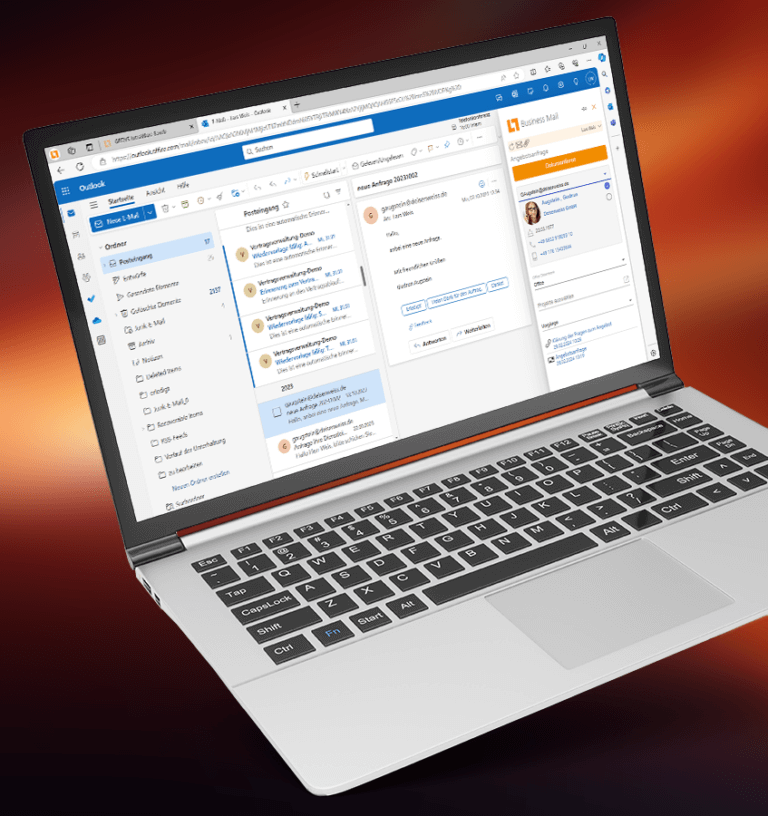 CRM-Release-8-14_Outlook-mit-Business-Mail-auf-Laptop_Adobe502260073-768x816