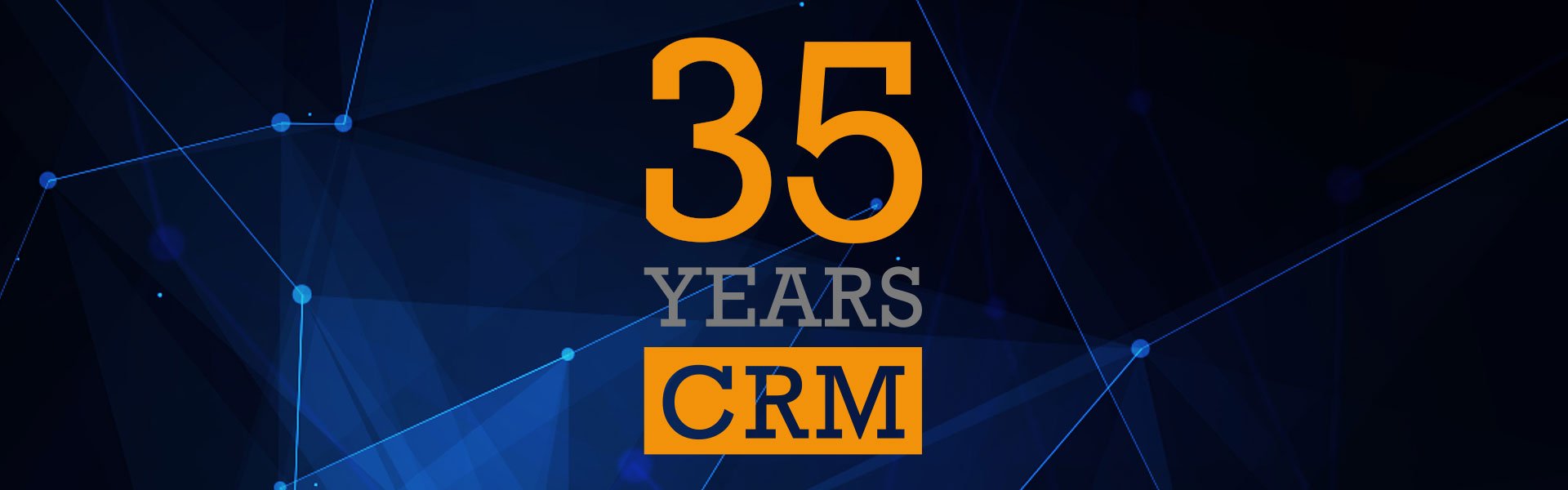 Bild mit Logo 35 Jahre CRM-Praxis